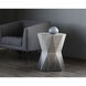 Prism 24 X 19 inch Grey / Black Outdoor End Table